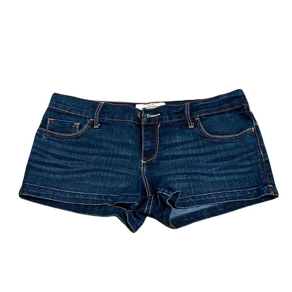 Abercrombie & Fitch jean stretchy shorts- 4